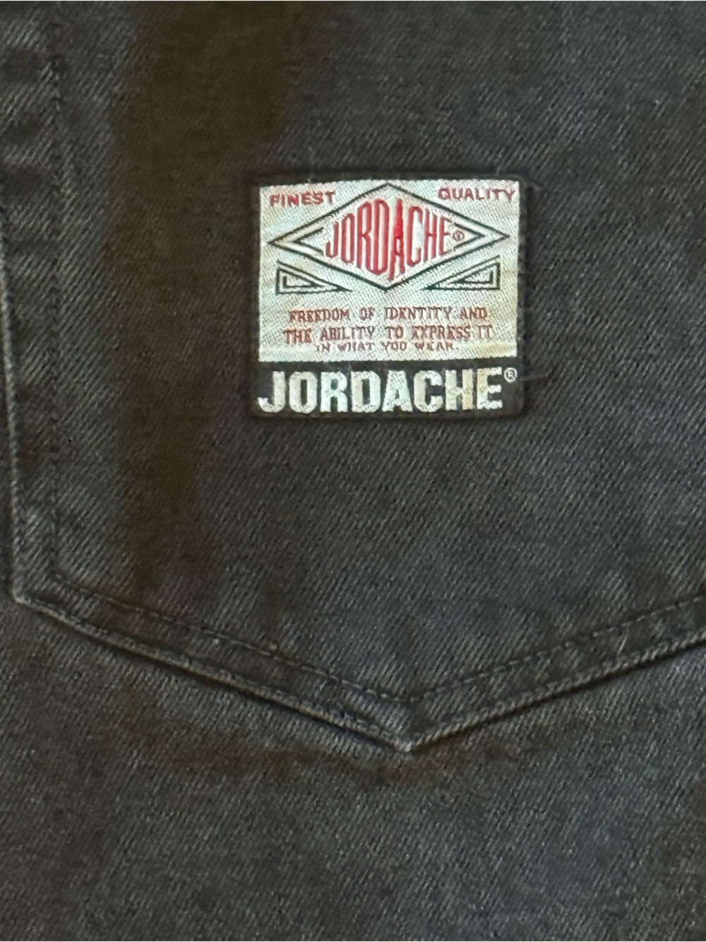 Vintage 90s Jordache Women’s Black Denim Jeans with Logo Patch 38